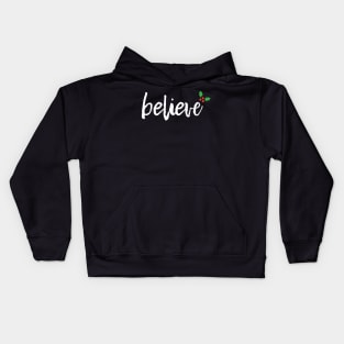 Group Tee, Holiday Party Family Reunion - Believe Kids Hoodie